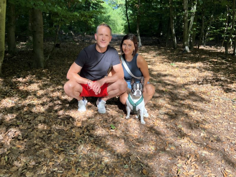 Kunden mit Hund